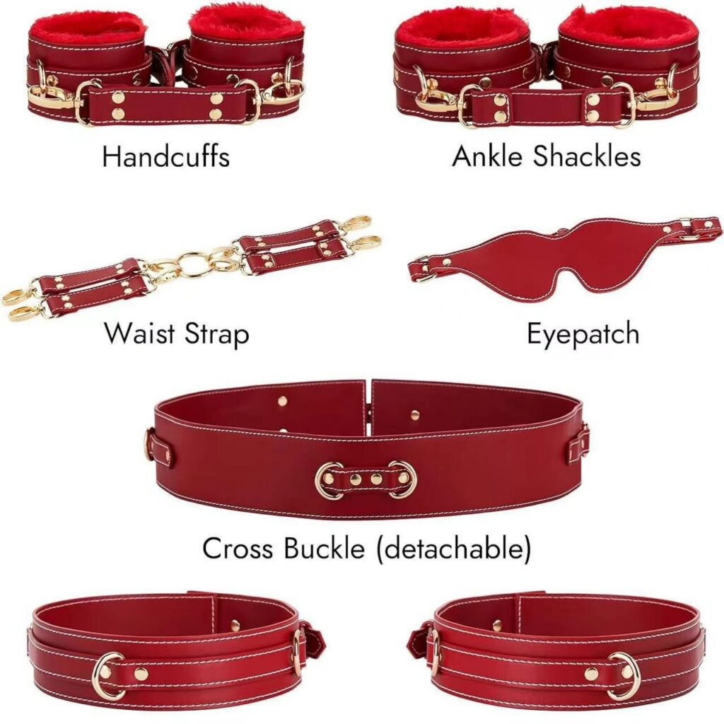 Restraint Set - Red or Black, Boxed or Bagged