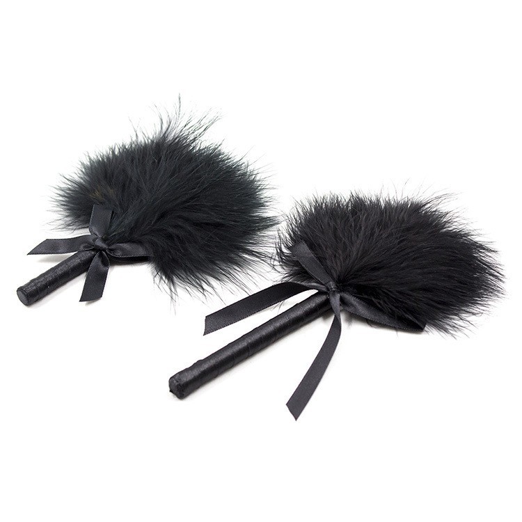 Adult Feather Tease Feather Strap Bow Foreplay Prop