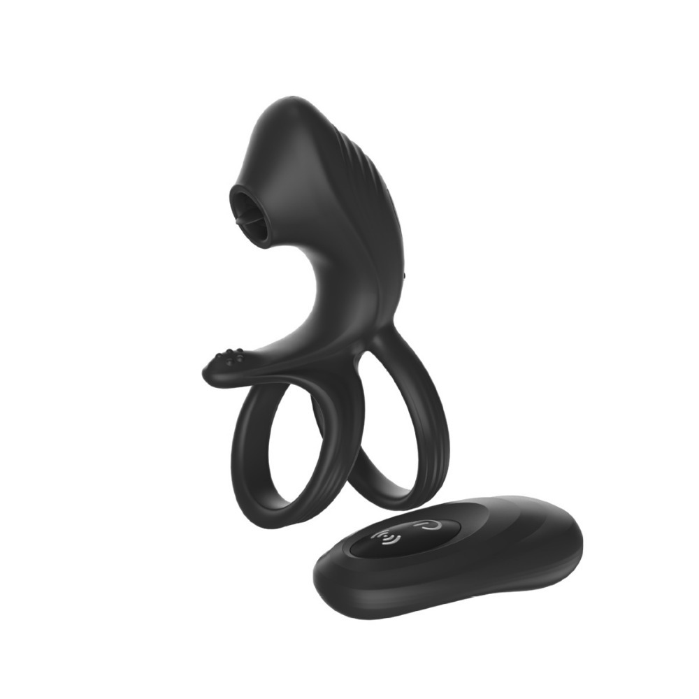 MIDU Tongue Double cock ring