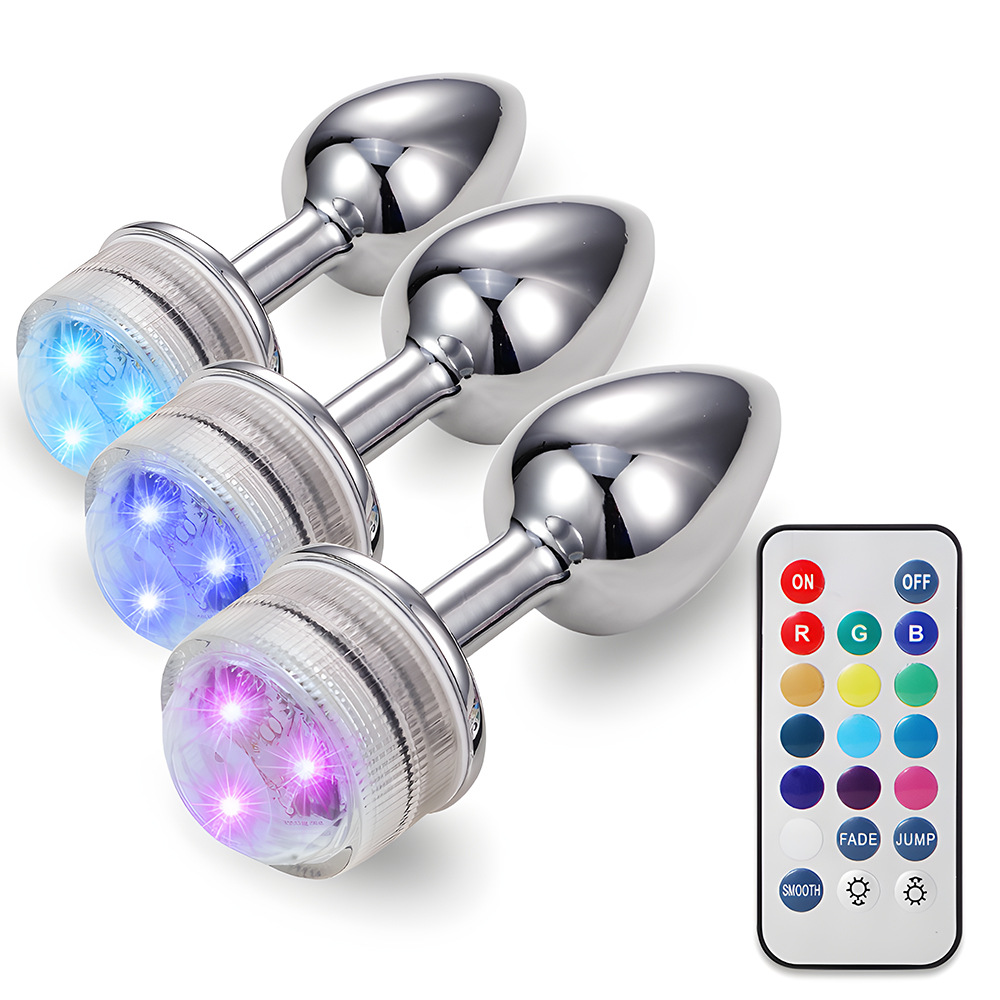 Metal Butt plug Anal Dilation Couples Masturbation Tease Toy