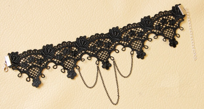 100 Accessory Korean Lace Short necklace False collar Western Vintage Choker Jewelry JL-03