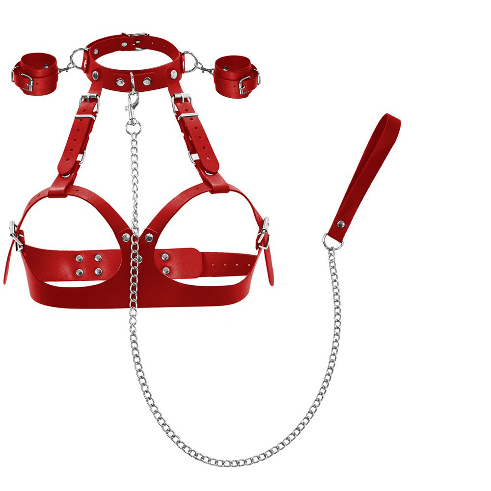 SM Prop Adult Wearable Restraint Aid Couples Sex toy Tease Lingerie SM Set