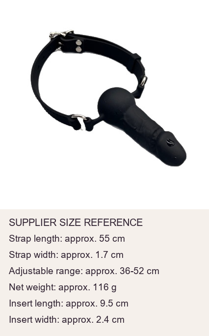 Product photograph with English supplier dimensions