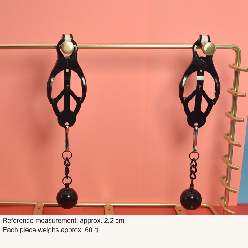 Supplier clamp photograph with unchanged measurements in English