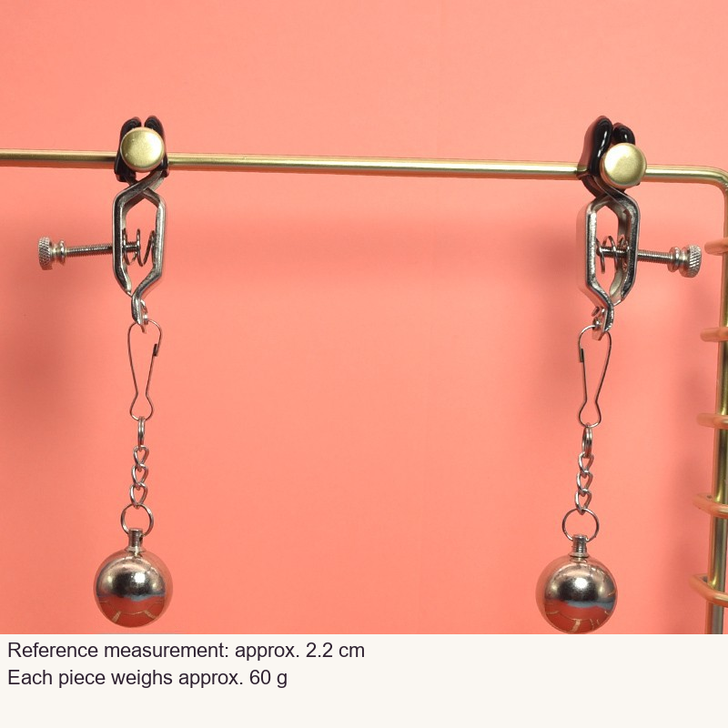 Supplier clamp photograph with unchanged measurements in English