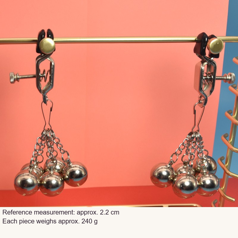Supplier clamp photograph with unchanged measurements in English
