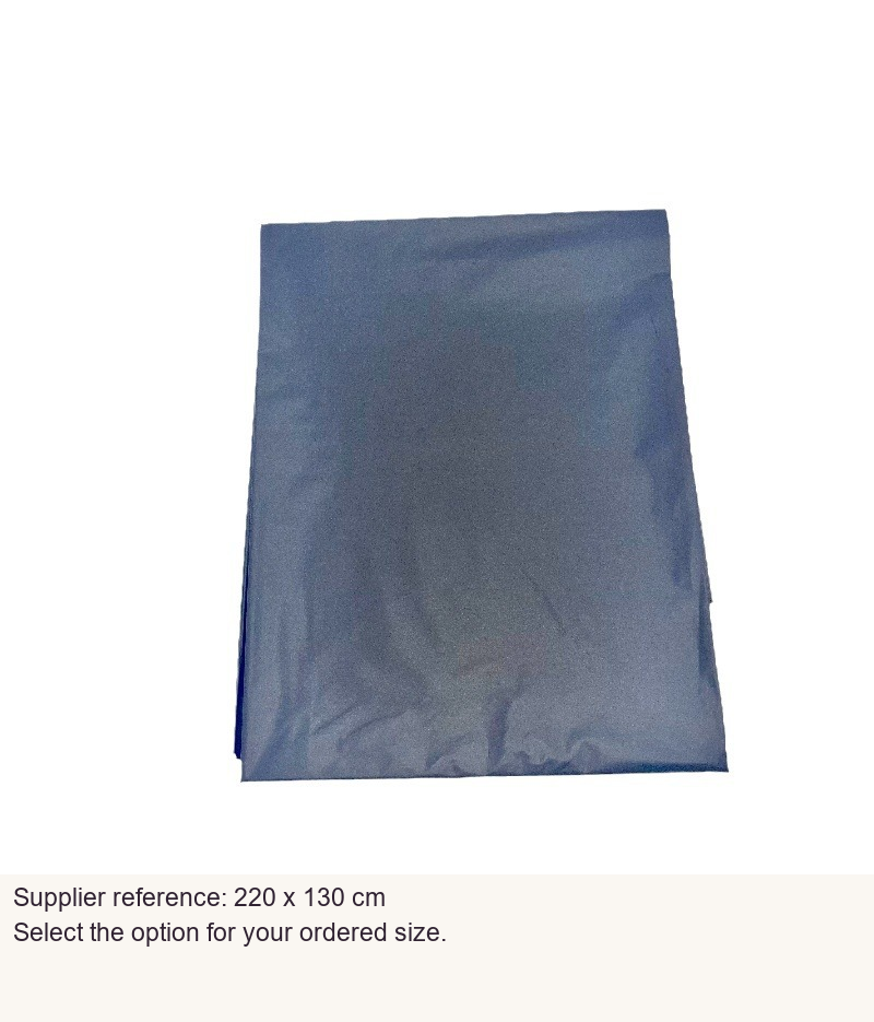 Sheet product photo with English supplier size or care reference