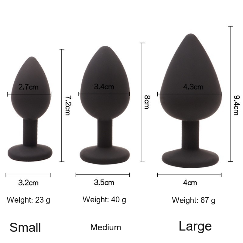 Supplier specifications: Weight: 23 g, Weight: 40 g, Weight: 67 g, Small, Medium, Large