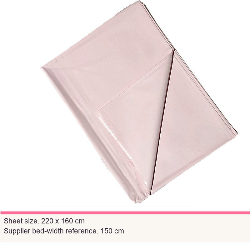 Sheet product photo with English supplier size or care reference