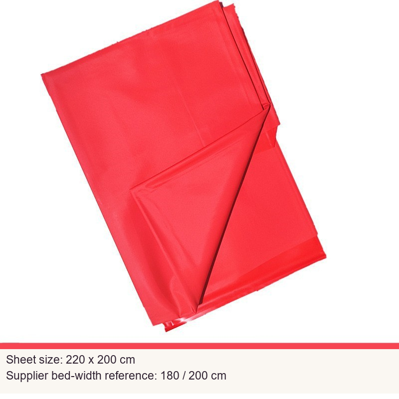 Sheet product photo with English supplier size or care reference
