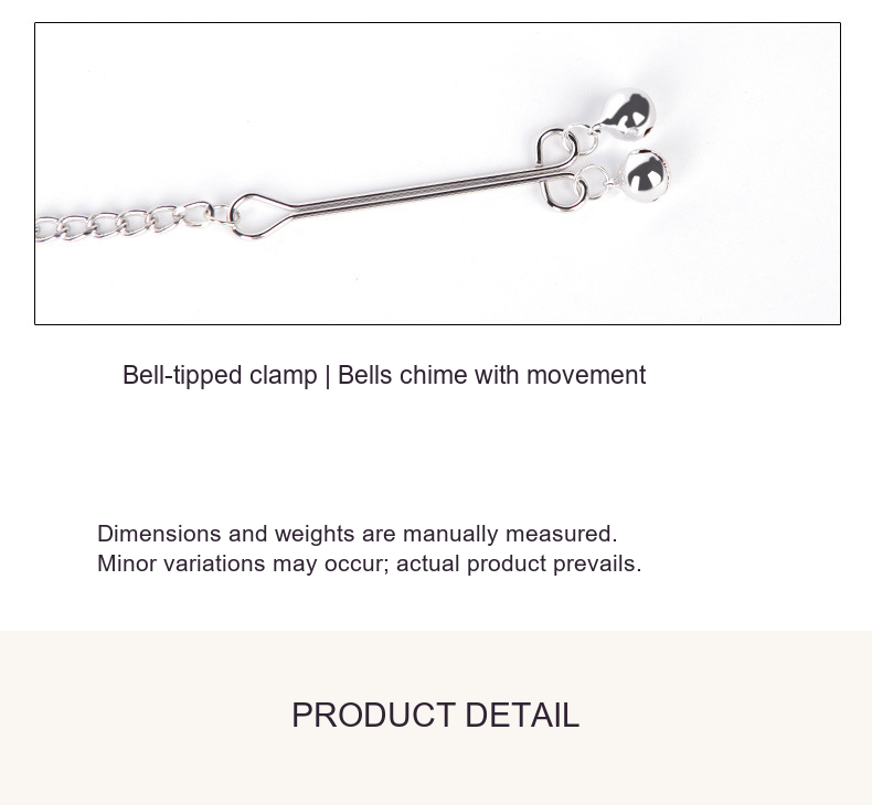 Chain clamp product detail with English supplier measurements