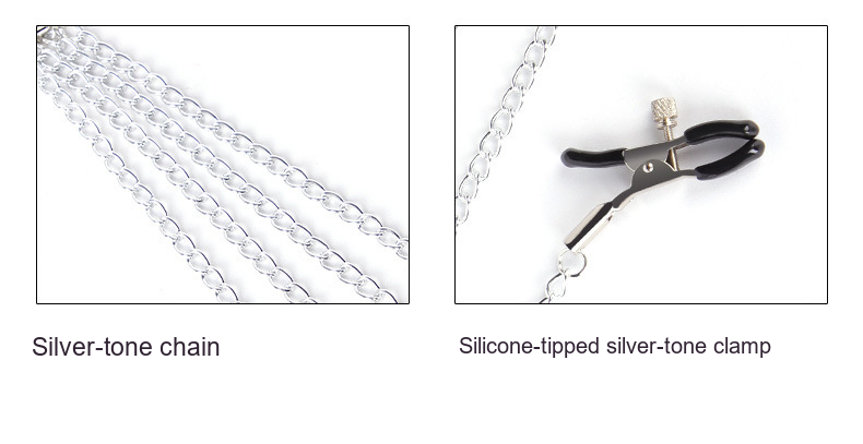 Chain clamp product detail with English supplier measurements