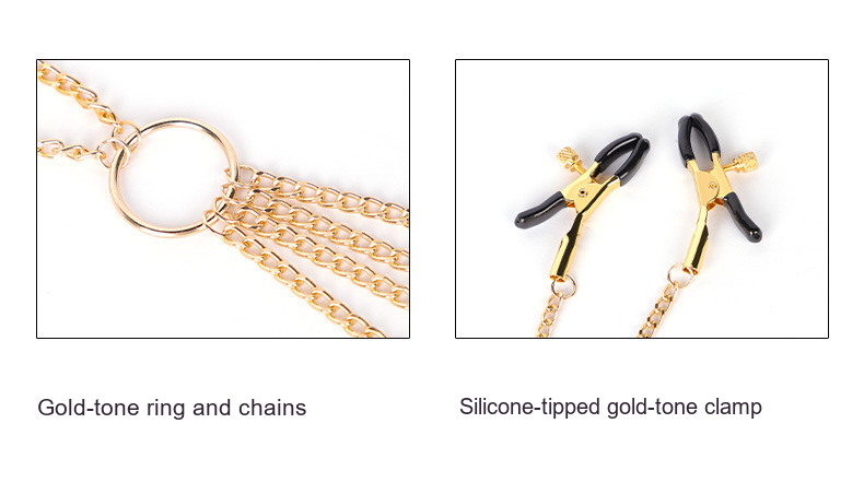 Chain clamp product detail with English supplier measurements
