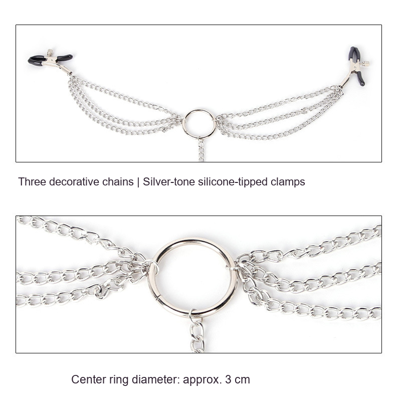 Chain clamp product detail with English supplier measurements