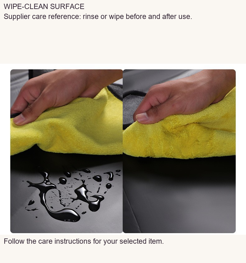 Sheet product photo with English supplier size or care reference