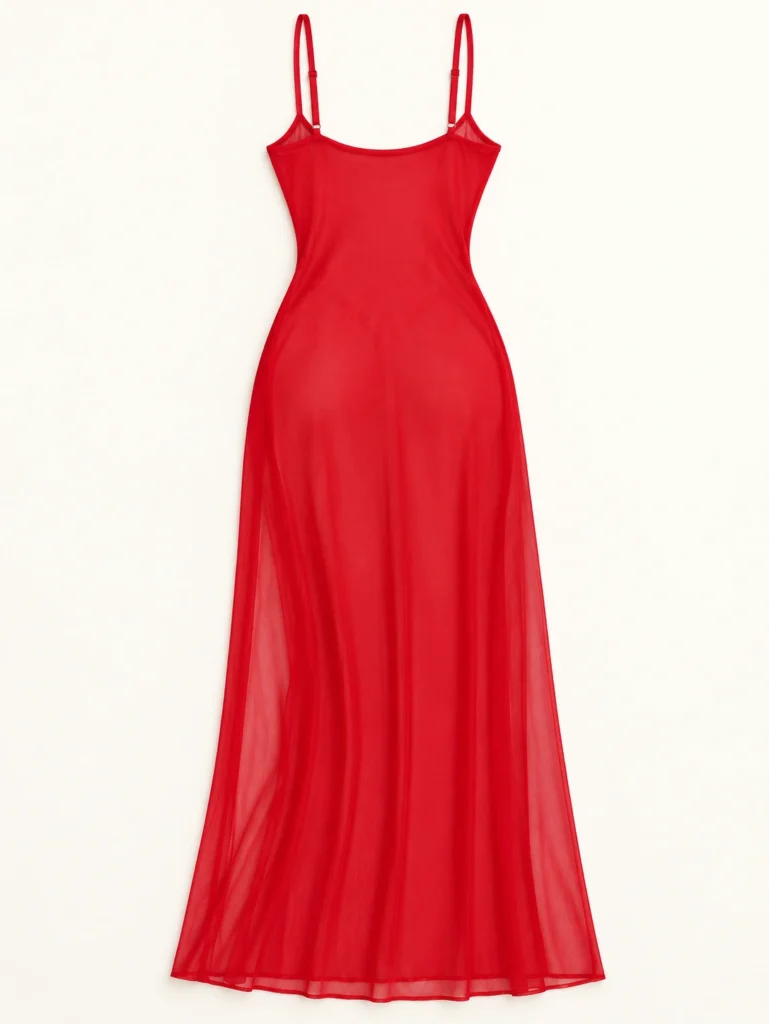 Red Back — reconstructed garment-only illustration